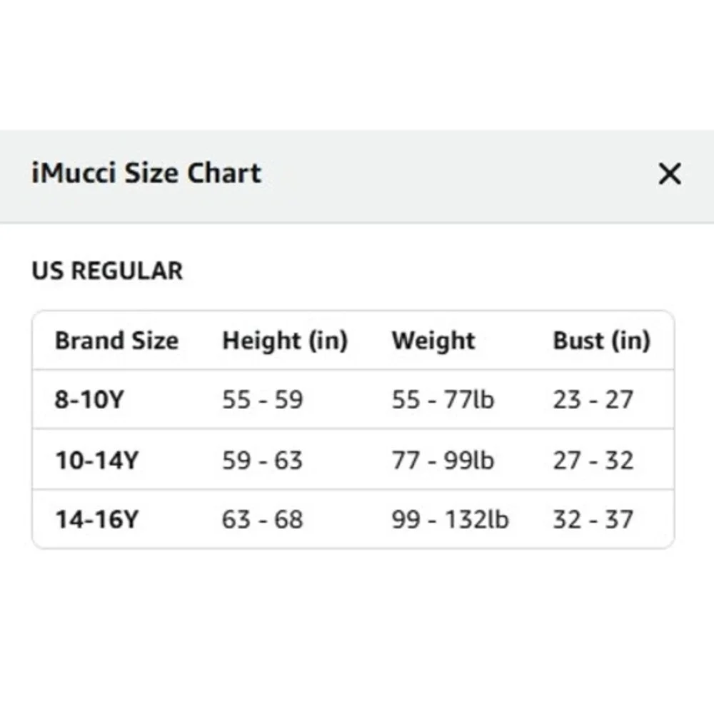 iMucci Girls Ballet Dance Bra Training Bra Brown Removable Straps‎ 8-10 Yrs